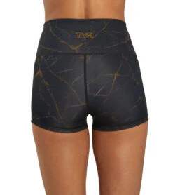 TYR Women's Goldstone High Rise 2" Short -Volcom Sportswear Shop 7420776022184 black 3a