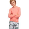 Boys' Freeport Rashguard (Toddler, Little Kid, Big Kid) -Volcom Sportswear Shop 7455277121704 coral 1a