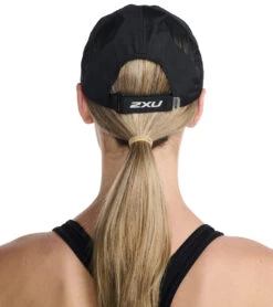 2XU Run Cap -Volcom Sportswear Shop 7468246433960 blackblack 3a