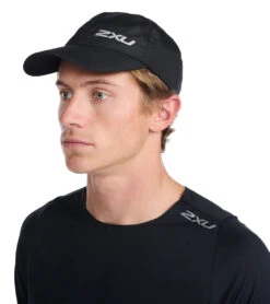 2XU Run Cap -Volcom Sportswear Shop 7468246433960 blackblack 4a