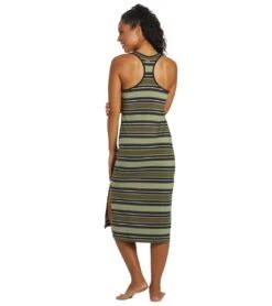 HURLEY Women's Alexa Midi Dress -Volcom Sportswear Shop 7471952724136 variegatedstri 3a