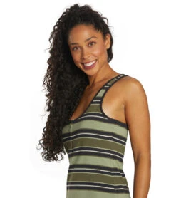 HURLEY Women's Alexa Midi Dress -Volcom Sportswear Shop 7471952724136 variegatedstri 5a