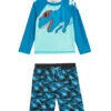 Boys' Roar Long Sleeve Rashguard Set (Baby, Toddler) -Volcom Sportswear Shop 7494999998632 blue 1a