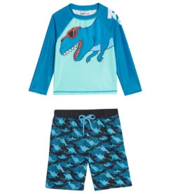 Boys' Roar Long Sleeve Rashguard Set (Baby, Toddler)