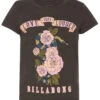 Billabong Girls' Love Lounder Short Sleeve Tee (Little Kid, Big Kid) -Volcom Sportswear Shop 7555256189096 offblack 1a