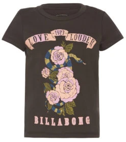 Billabong Girls' Love Lounder Short Sleeve Tee (Little Kid, Big Kid)