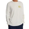 RVCA Men's Shifted Long Sleeve Tee -Volcom Sportswear Shop 7580726722728 antiquewhite 1a