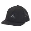 RVCA Men's All The Way Tech Trucker Hat -Volcom Sportswear Shop 7580726821032 black 1a