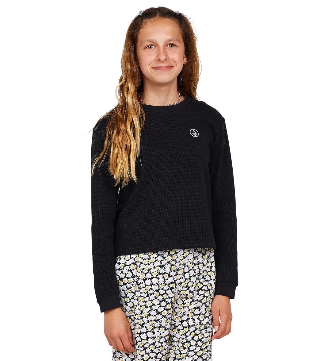 Volcom Girls' Thermality Long Sleeve Tee (Big Kid) 3 Volcom Girls' Thermality Long Sleeve Tee (Big Kid)