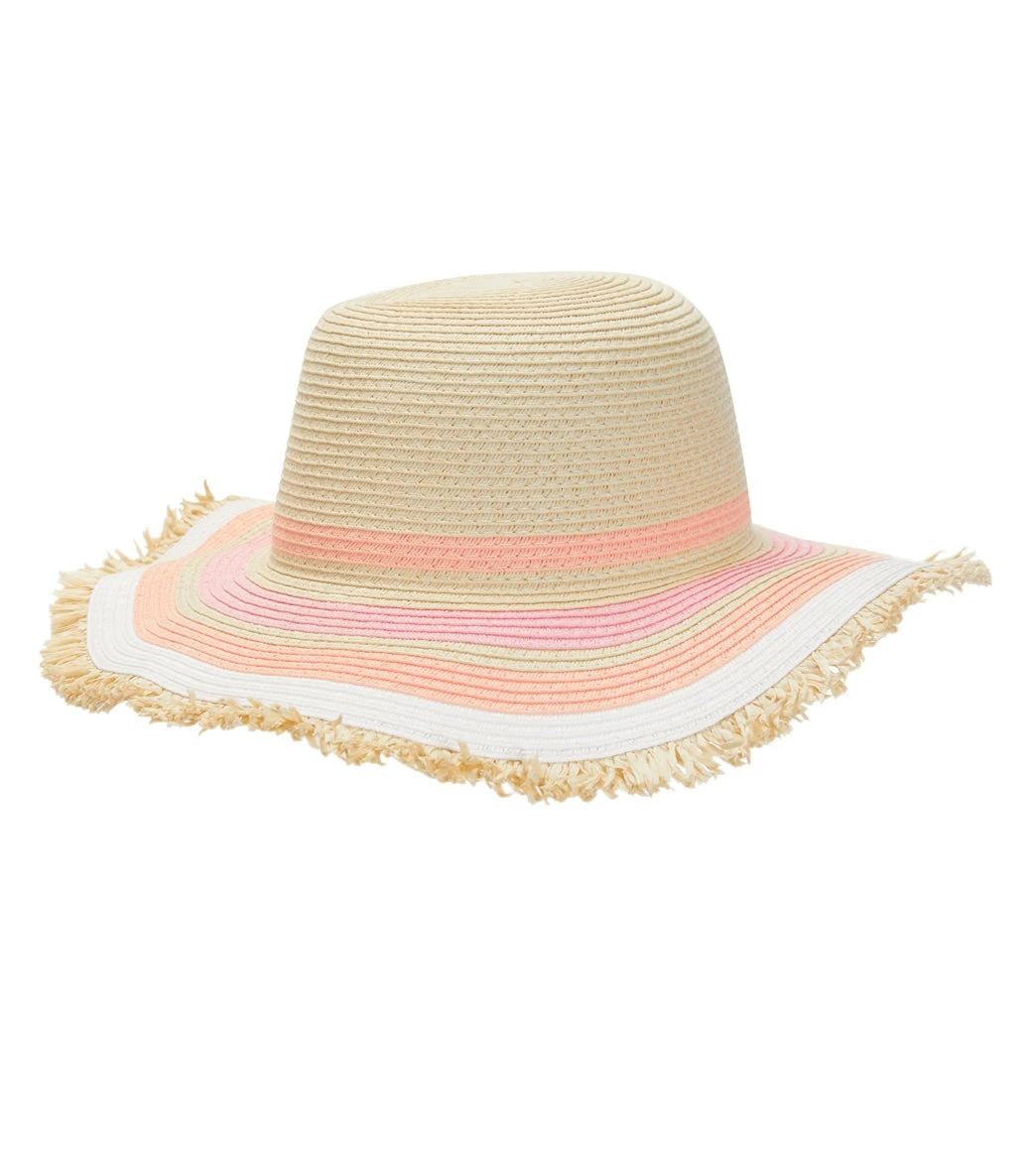 Girls' Peachy Striped Sunhat 3 Girls' Peachy Striped Sunhat