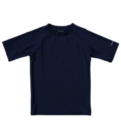Boys' Navy Short Sleeve Rashguard (Toddler, Little Kid, Big Kid)