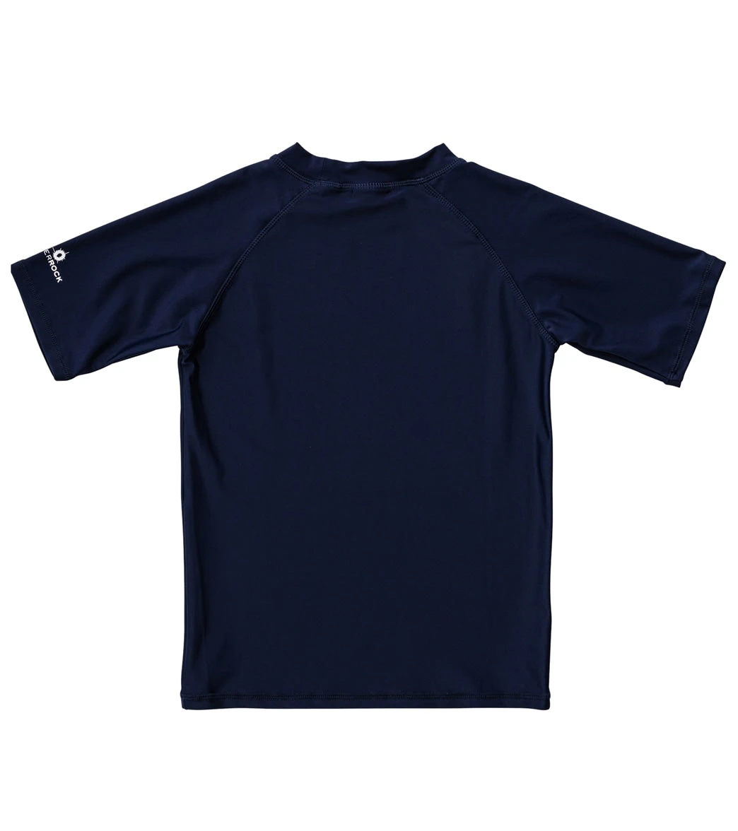 Boys' Navy Short Sleeve Rashguard (Toddler, Little Kid, Big Kid) 4 Boys' Navy Short Sleeve Rashguard (Toddler, Little Kid, Big Kid) - Image 2