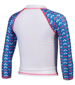 Arena Kids' Friends Long Sleeve Rashguard (Toddler, Little Kid) -Volcom Sportswear Shop 7626477699240 whitemulti 4a