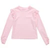 Girls' Ballet Pink Long Sleeve Rash Guard (Toddler, Little Kid, Big Kid) -Volcom Sportswear Shop 7631512469672 pink 1a