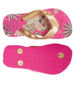 Havaianas Girls' Top Pets Flip Flops (Toddler, Little Kid, Big Kid) -Volcom Sportswear Shop 7638966927528 pinkflux 4a