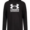 Under Armour Boys' UA Hooded Long Sleeve UPF Shirt (Little Kid, Big Kid) -Volcom Sportswear Shop 7647428477096 black 1a