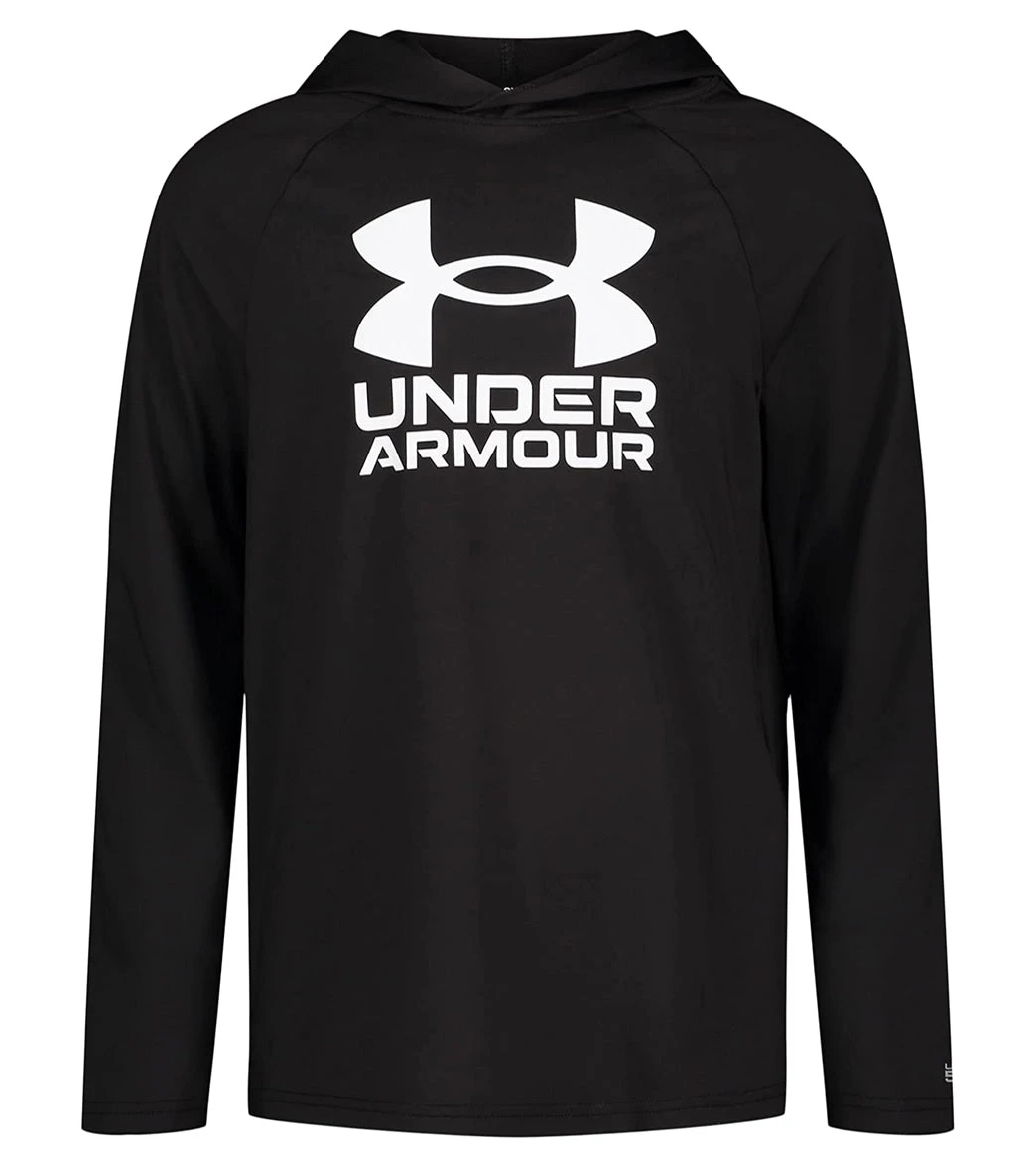 Under Armour Boys' UA Hooded Long Sleeve UPF Shirt (Little Kid, Big Kid) 3 Under Armour Boys' UA Hooded Long Sleeve UPF Shirt (Little Kid, Big Kid)