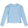 Girls' Cornflower Stripe Long Sleeve Rashguard (Toddler, Little Kid, Big Kid) -Volcom Sportswear Shop 7652778705064 blue 1a