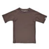 Boys' Chocolate Sustainable Short Sleeve Rashguard (Toddler, Little Kid, Big Kid) -Volcom Sportswear Shop 7652780048552 brown 1a