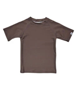 Boys' Chocolate Sustainable Short Sleeve Rashguard (Toddler, Little Kid, Big Kid)
