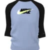 Nike Girls' Logo Hydro Short Sleeve Rashguard (Big Kid) -Volcom Sportswear Shop 7763489063080 cobaltbliss 1a