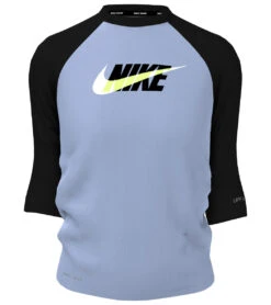 Nike Girls' Logo Hydro Short Sleeve Rashguard (Big Kid)