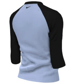 Nike Girls' Logo Hydro Short Sleeve Rashguard (Big Kid) -Volcom Sportswear Shop 7763489063080 cobaltbliss 3a