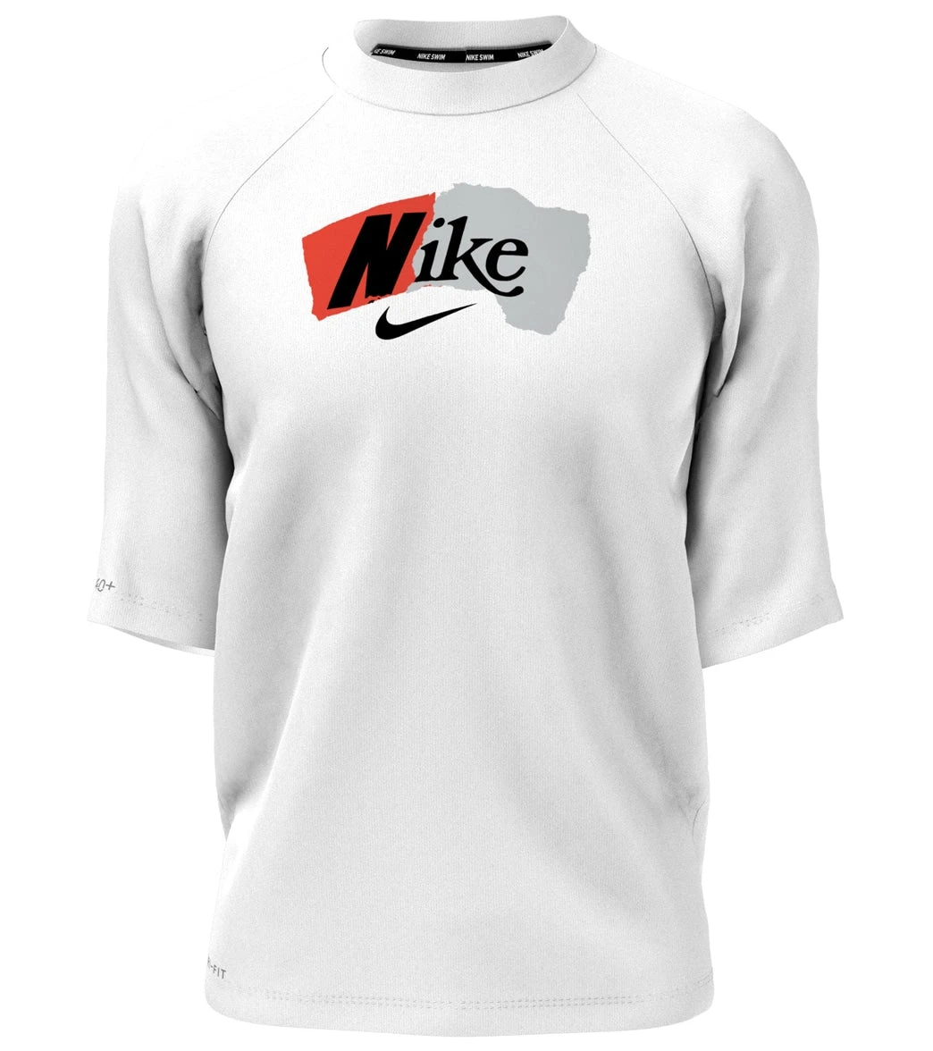 Nike Boys' Ripped Hydro Short Sleeve Rashguard (Big Kid) 3 Nike Boys' Ripped Hydro Short Sleeve Rashguard (Big Kid)