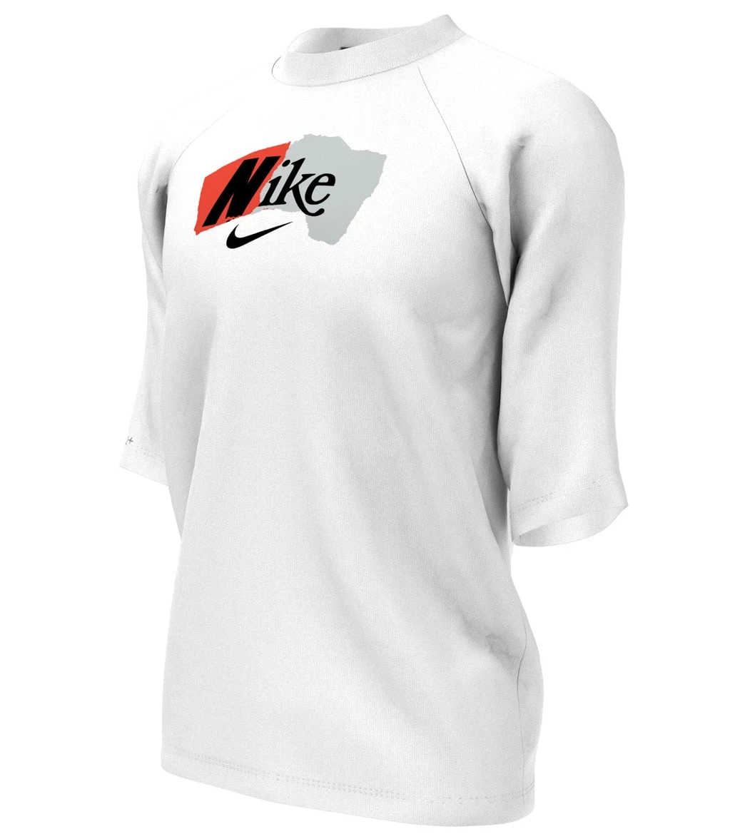 Nike Boys' Ripped Hydro Short Sleeve Rashguard (Big Kid) 4 Nike Boys' Ripped Hydro Short Sleeve Rashguard (Big Kid) - Image 2