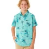 Rip Curl Boys' Party Pack Short Sleeve Shirt (Big Kid) -Volcom Sportswear Shop 7769048285352 aqua 1a