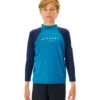 Rip Curl Boys' Shockwaves Long Sleeve Rashguard (Big Kid) 1 Rip Curl Boys' Shockwaves Long Sleeve Rashguard (Big Kid) -Volcom Sportswear Shop 7775082512552 blue 1a