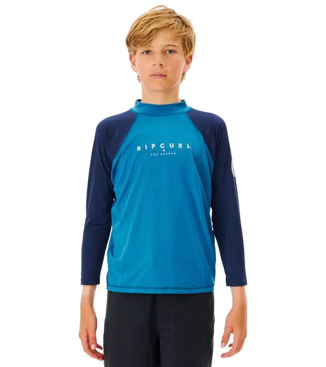 Rip Curl Boys' Shockwaves Long Sleeve Rashguard (Big Kid) 3 Rip Curl Boys' Shockwaves Long Sleeve Rashguard (Big Kid)