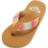 Roxy Girls' RG Porto Raffia Flip Flops (Little Kid, Big Kid)
