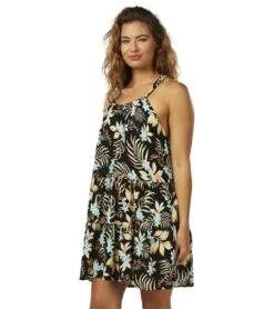 Rip Curl Women's Sun Dance Cover Up Dress -Volcom Sportswear Shop 7787985207464 black 2a